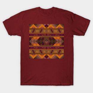 Native American deep brown colours T-Shirt